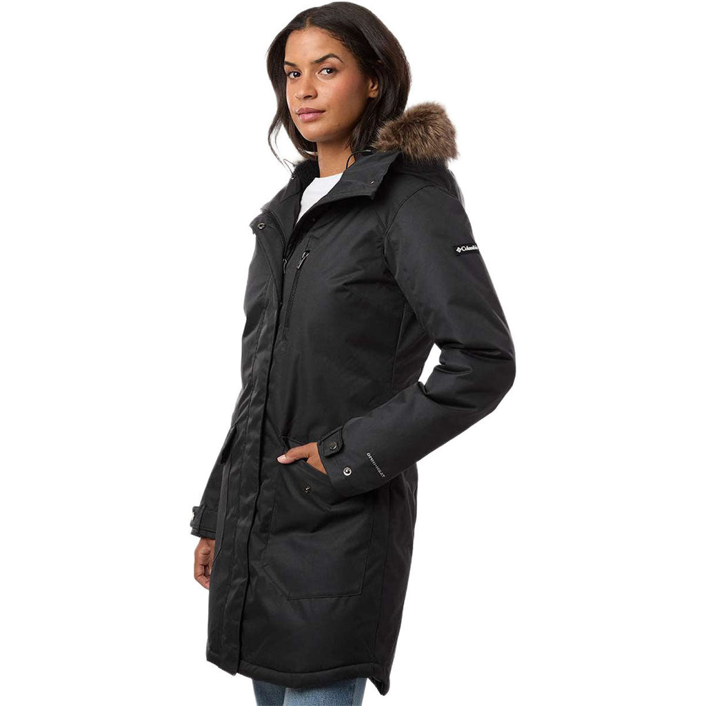 Columbia Columbia Women's Black Suttle Mountain Long Insulated Jacket