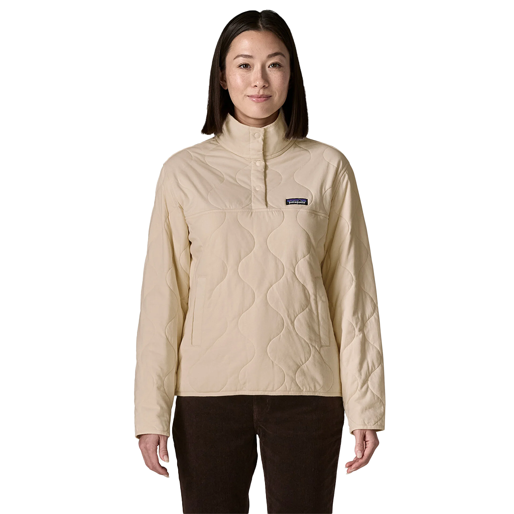 Patagonia Authentic Patagonia Women's Natural Daily Quilted Snap-T Pullover