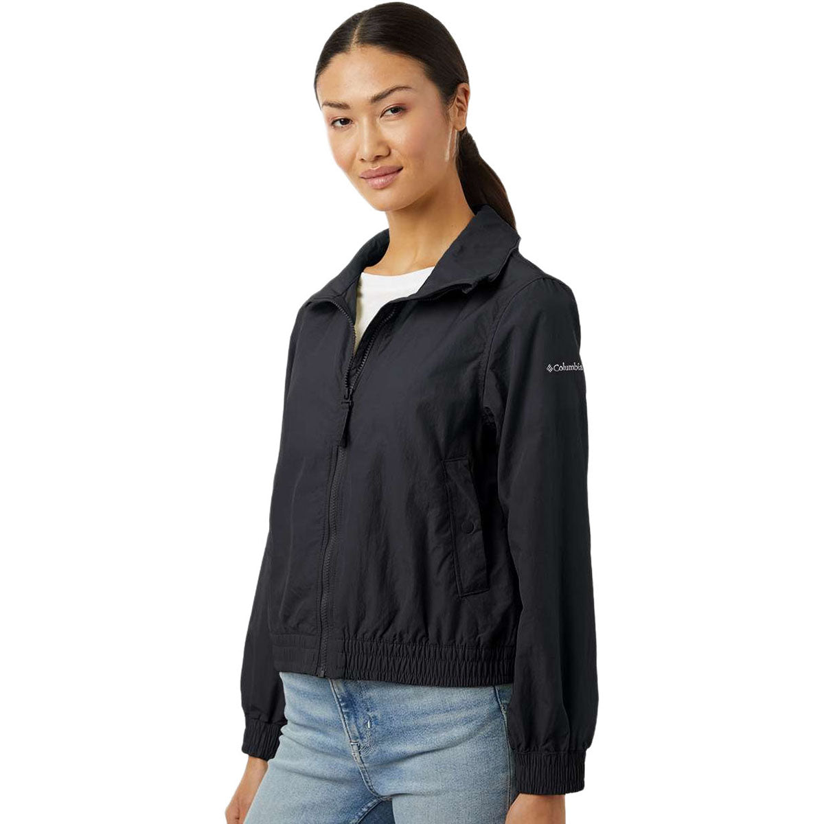 Columbia Columbia Women's Black Time Is Right II Windbreaker