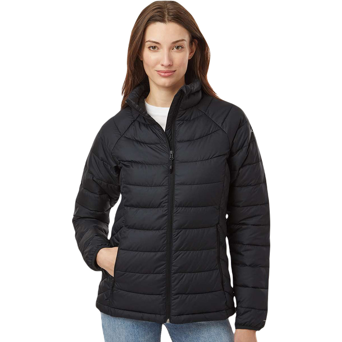 Columbia Columbia Women's Black Powder Lite Fill Zip Jacket