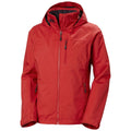 Helly Hansen Official Helly Hansen Women's Red Crew Hooded Midlayer Jacket 2.0