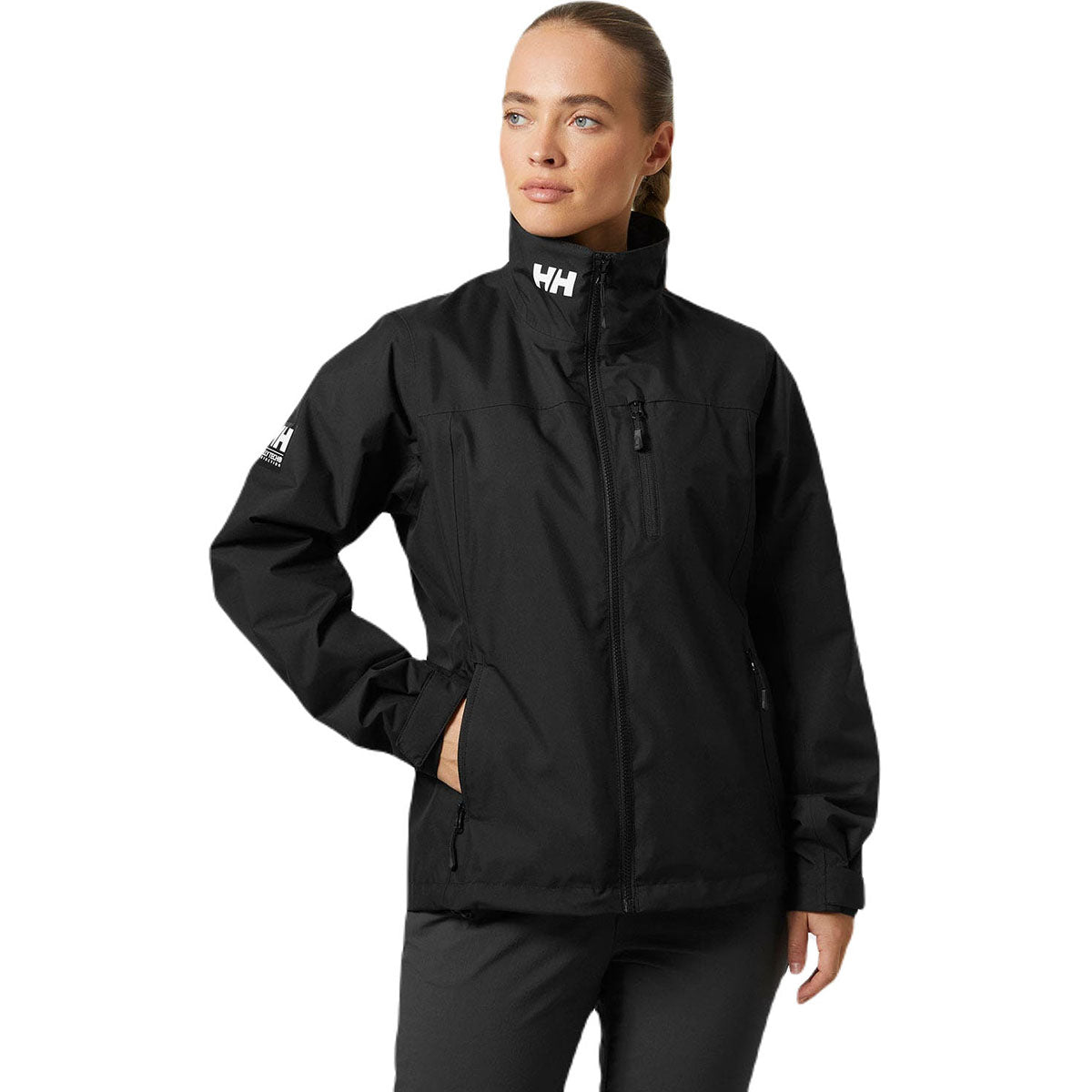 Helly Hansen Classic Helly Hansen Women's Black Crew Midlayer Jacket 2.0