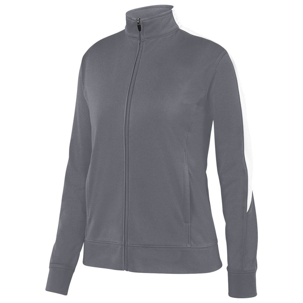 Augusta Sportswear Augusta Women's Graphite/White Medalist Jacket 2.0