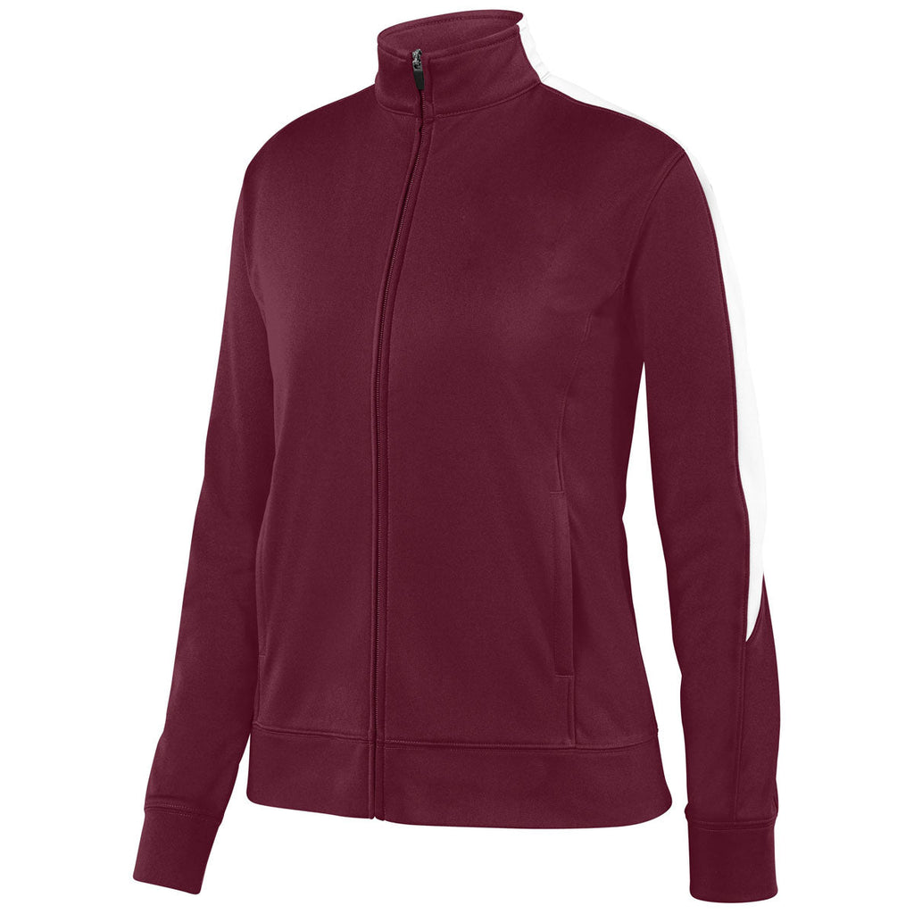 Augusta Sportswear Augusta Women's Maroon/White Medalist Jacket 2.0
