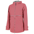 Charles River Charles River Women's Mauve/Reflective New Englander Rain Jacket