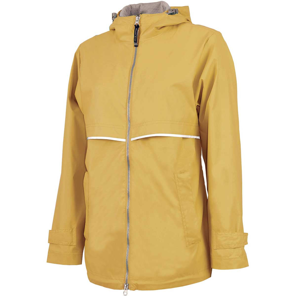 Charles River Charles River Women's Buttercup/Reflective New Englander Rain Jacket