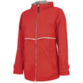 Charles River Charles River Women's Red/Reflective New Englander Rain Jacket