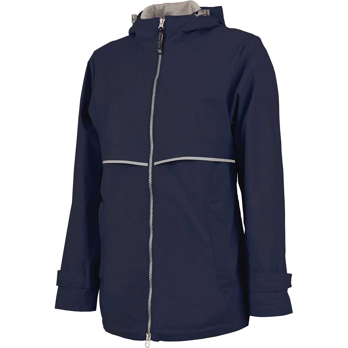 Charles River Charles River Women's True Navy/Reflective New Englander Rain Jacket