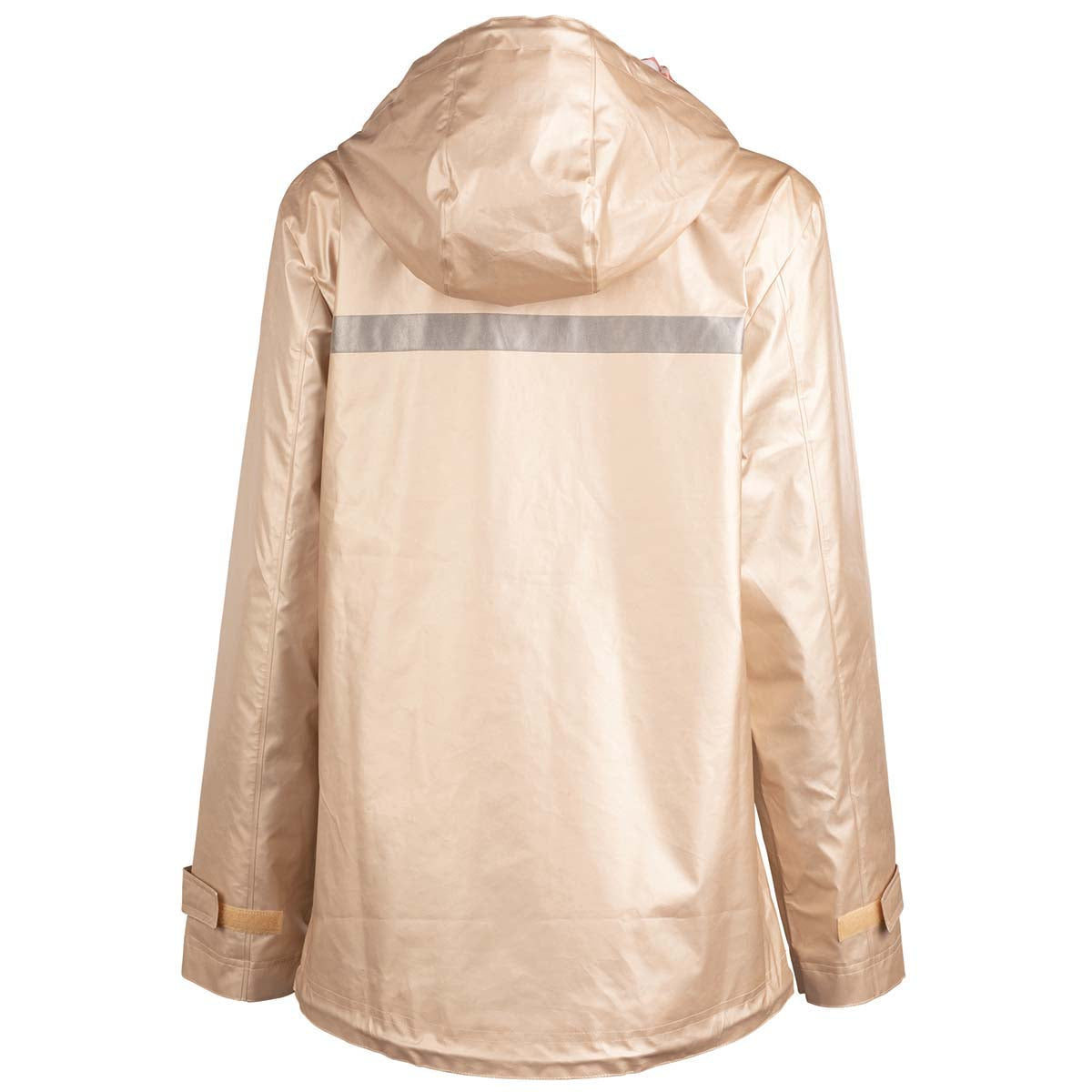 Charles River Charles River Women's Champagne/Floral New Englander Rain Jacket with Floral Printed Lining
