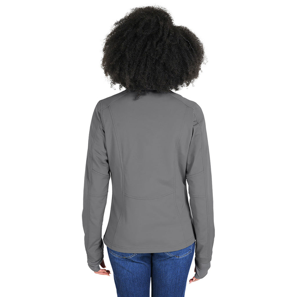 Charles River Charles River Women's Steel Grey Axis Soft Shell Jacket