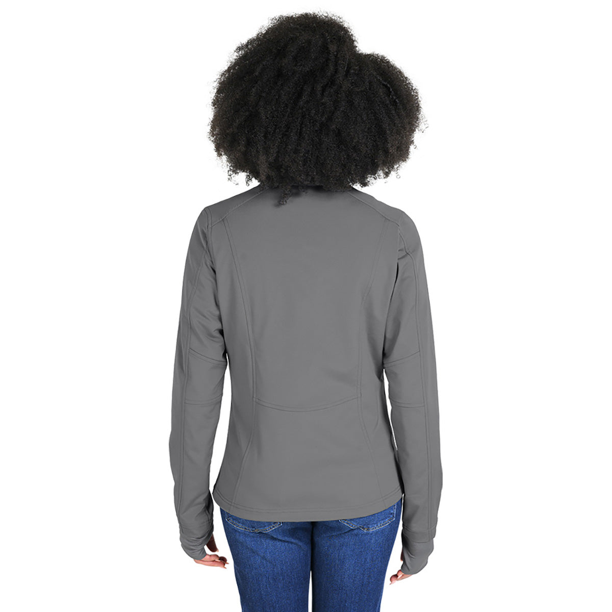Charles River Charles River Women's Steel Grey Axis Soft Shell Jacket