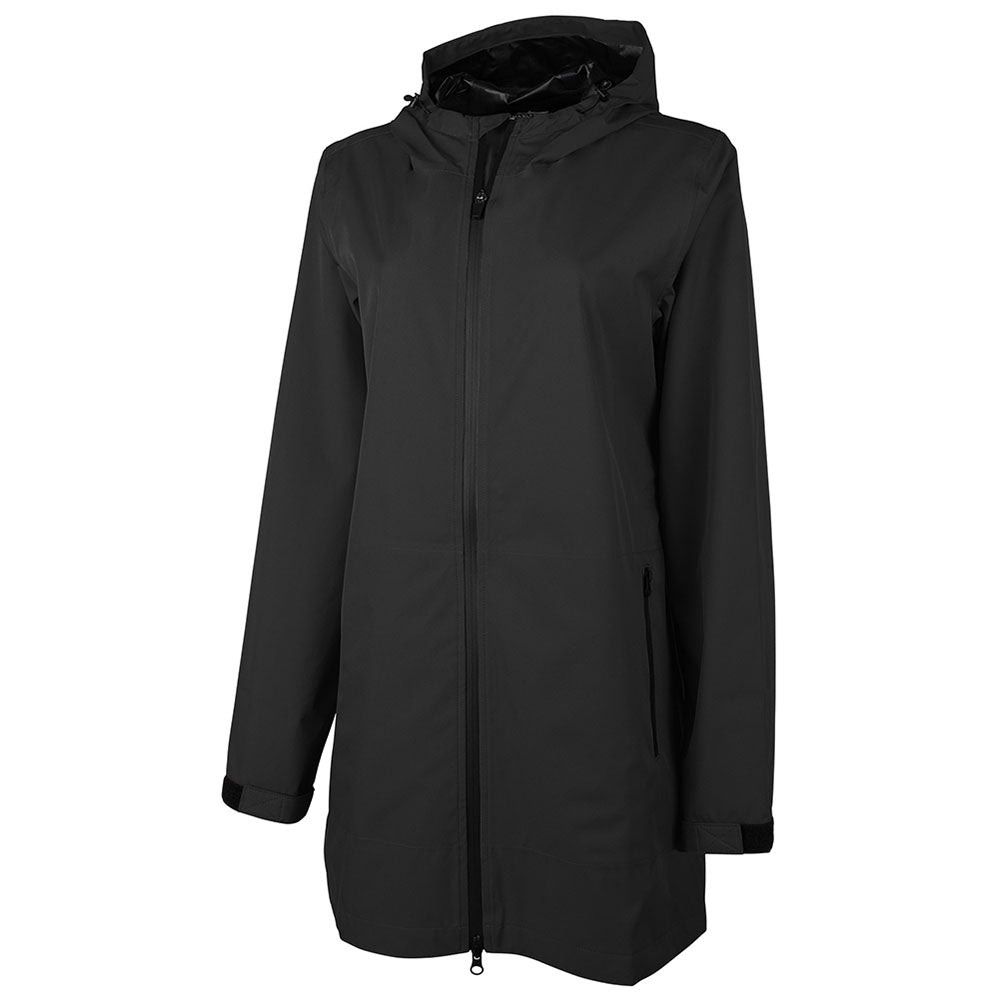 Charles River Charles River Women's Black Atlantic Rain Shell Jacket