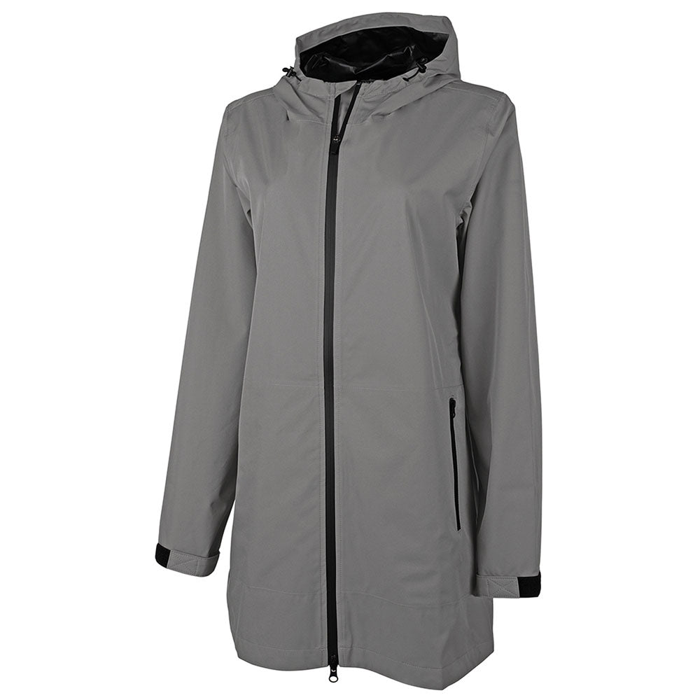 Charles River Charles River Women's Grey Atlantic Rain Shell Jacket