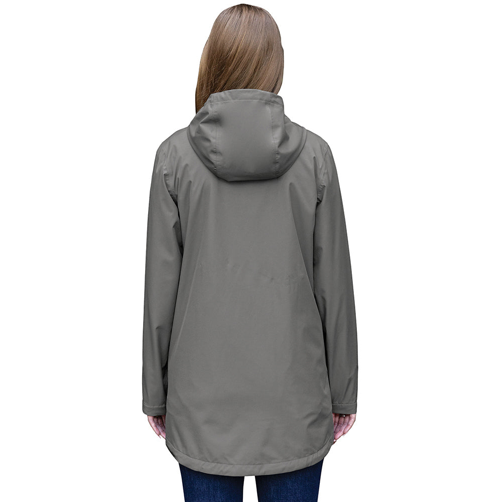 Charles River Charles River Women's Grey Atlantic Rain Shell Jacket