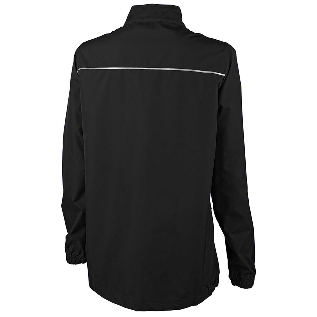 Charles River Charles River Women's Black Skyline Pack-N-Go Full Zip Reflective Jacket