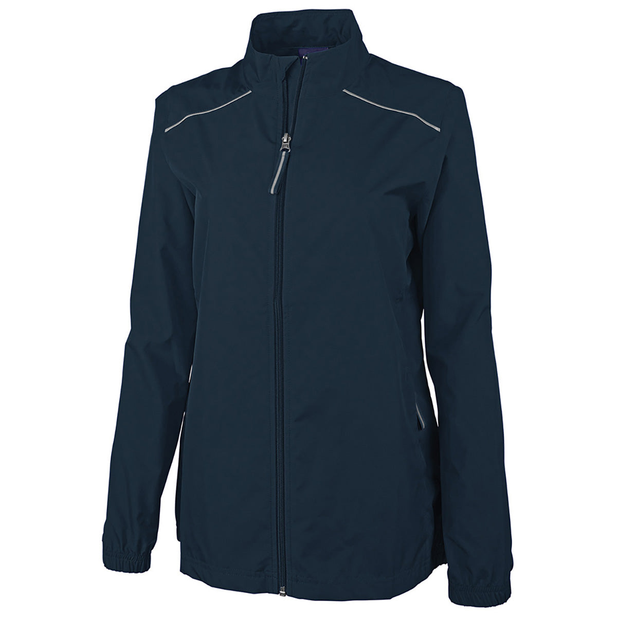 Charles River Charles River Women's Navy Skyline Pack-N-Go Full Zip Reflective Jacket