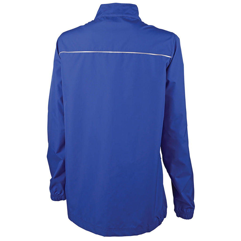 Charles River Charles River Women's Royal Skyline Pack-N-Go Full Zip Reflective Jacket