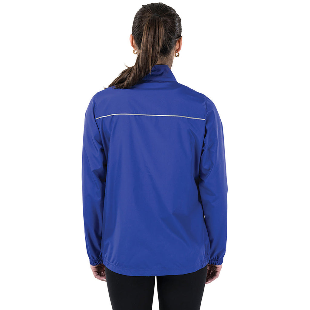 Charles River Charles River Women's Royal Skyline Pack-N-Go Full Zip Reflective Jacket