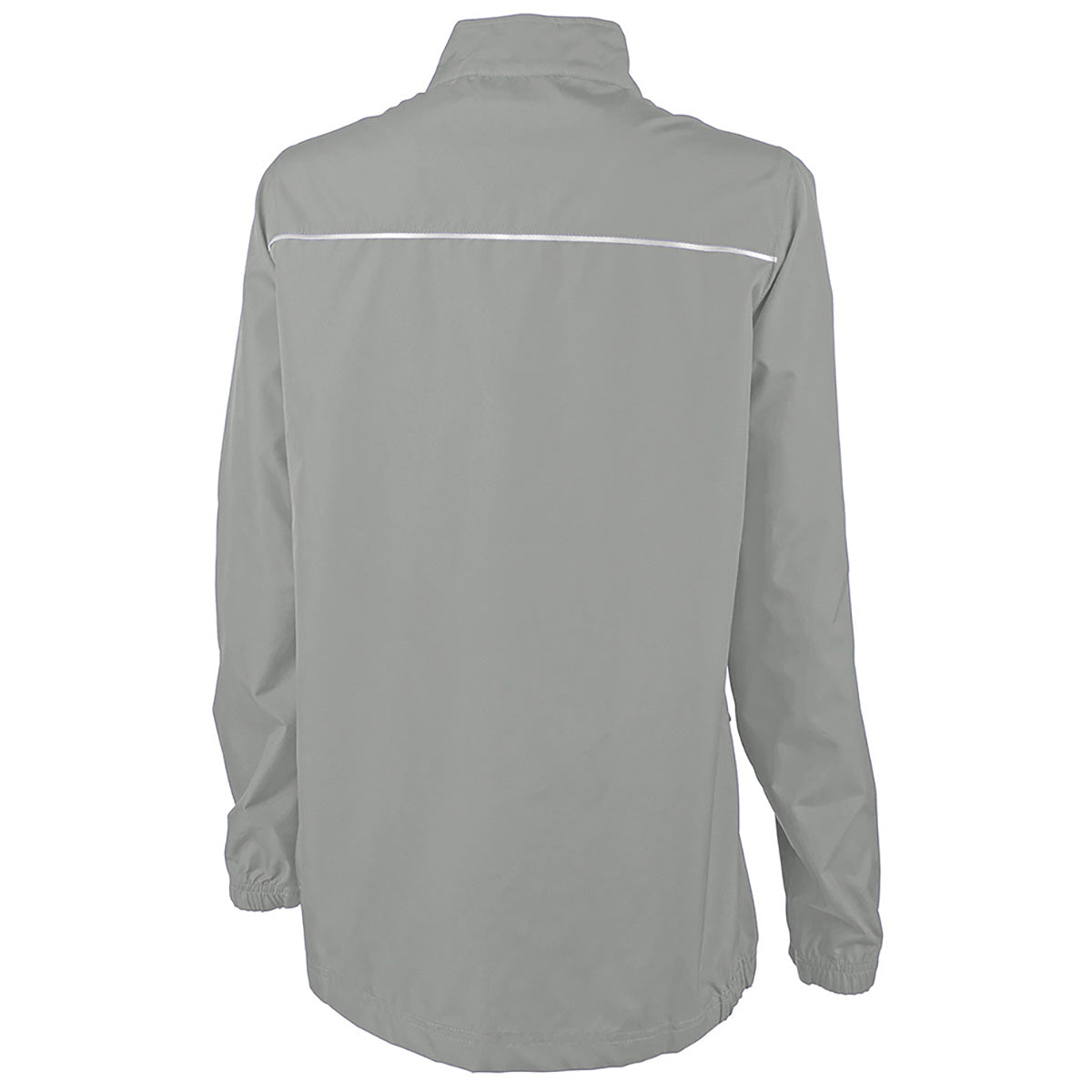 Charles River Charles River Women's Ice Grey Skyline Pack-N-Go Full Zip Reflective Jacket