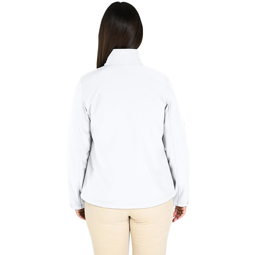 Charles River Authentic Charles River Women's White Supreme Soft Shell Jacket