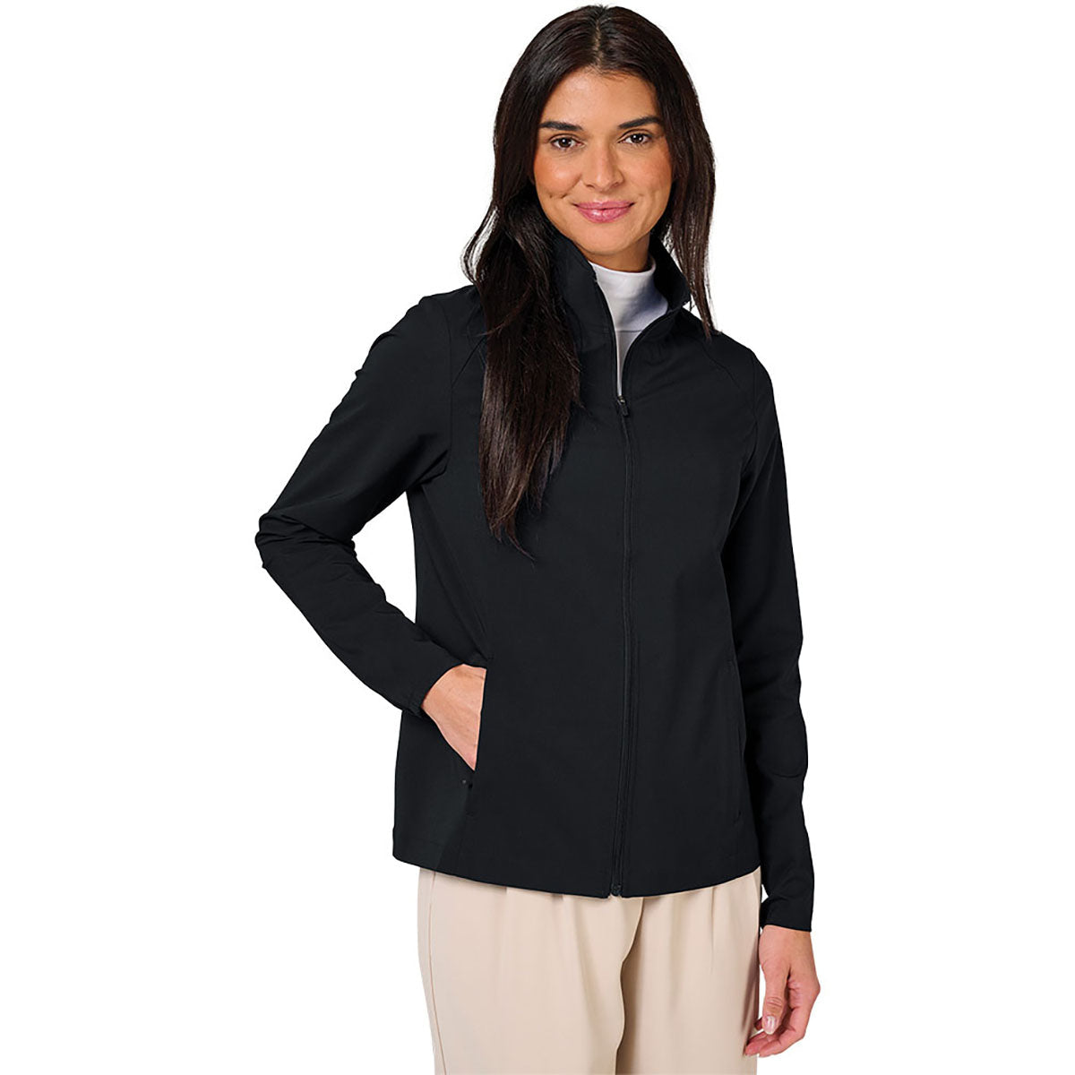Charles River Charles River Women's Black Lexington Stretch Full Zip Jacket