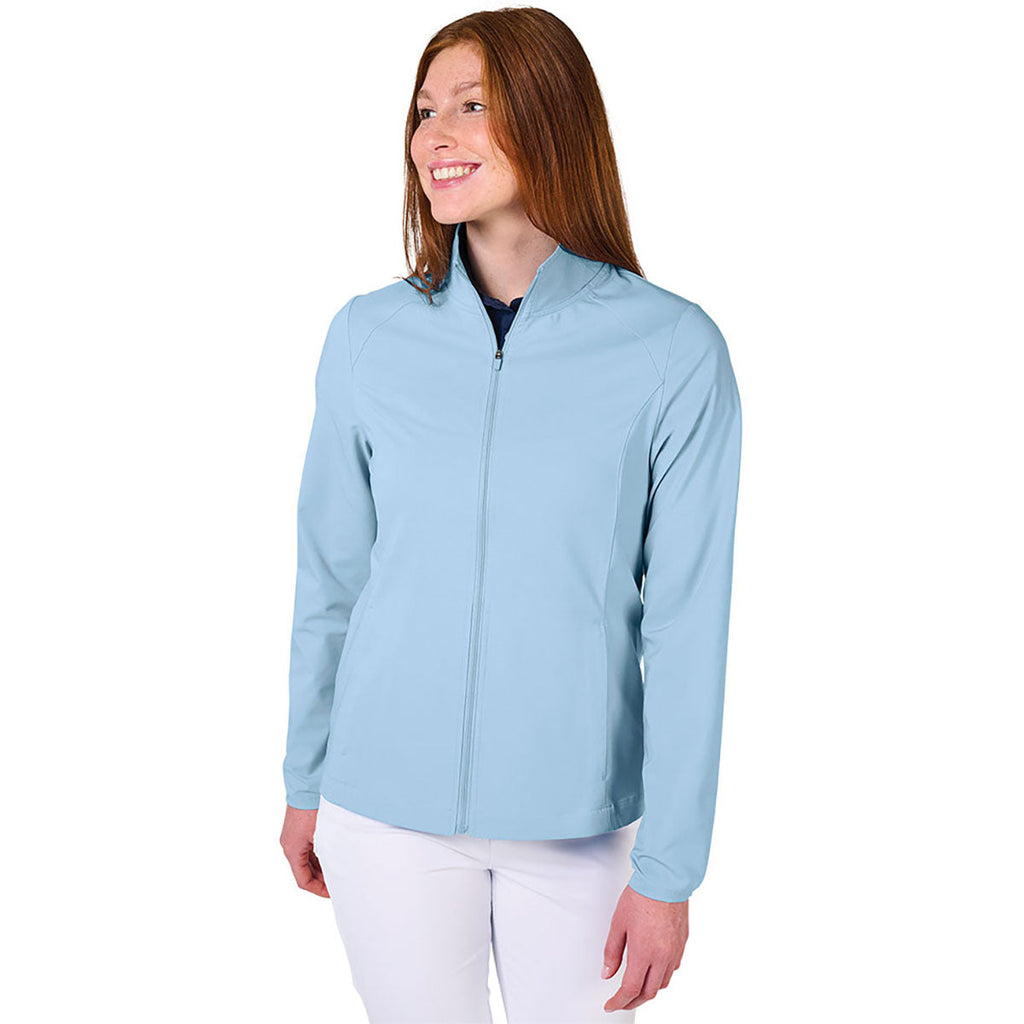 Charles River Charles River Women's Sky Blue Lexington Stretch Full Zip Jacket