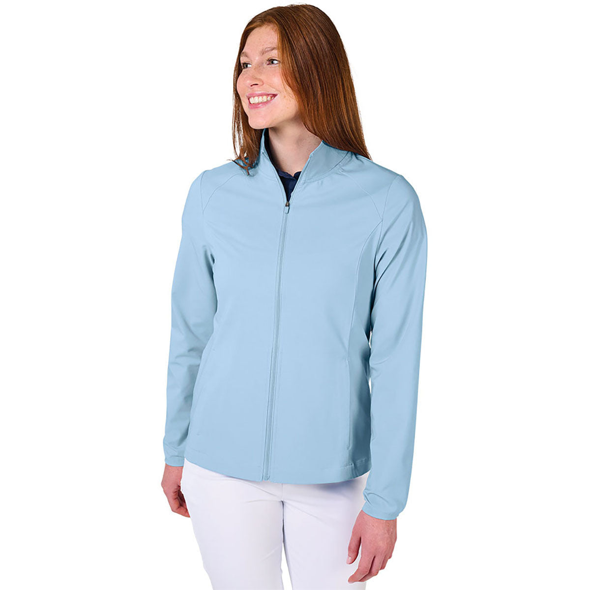 Charles River Charles River Women's Sky Blue Lexington Stretch Full Zip Jacket