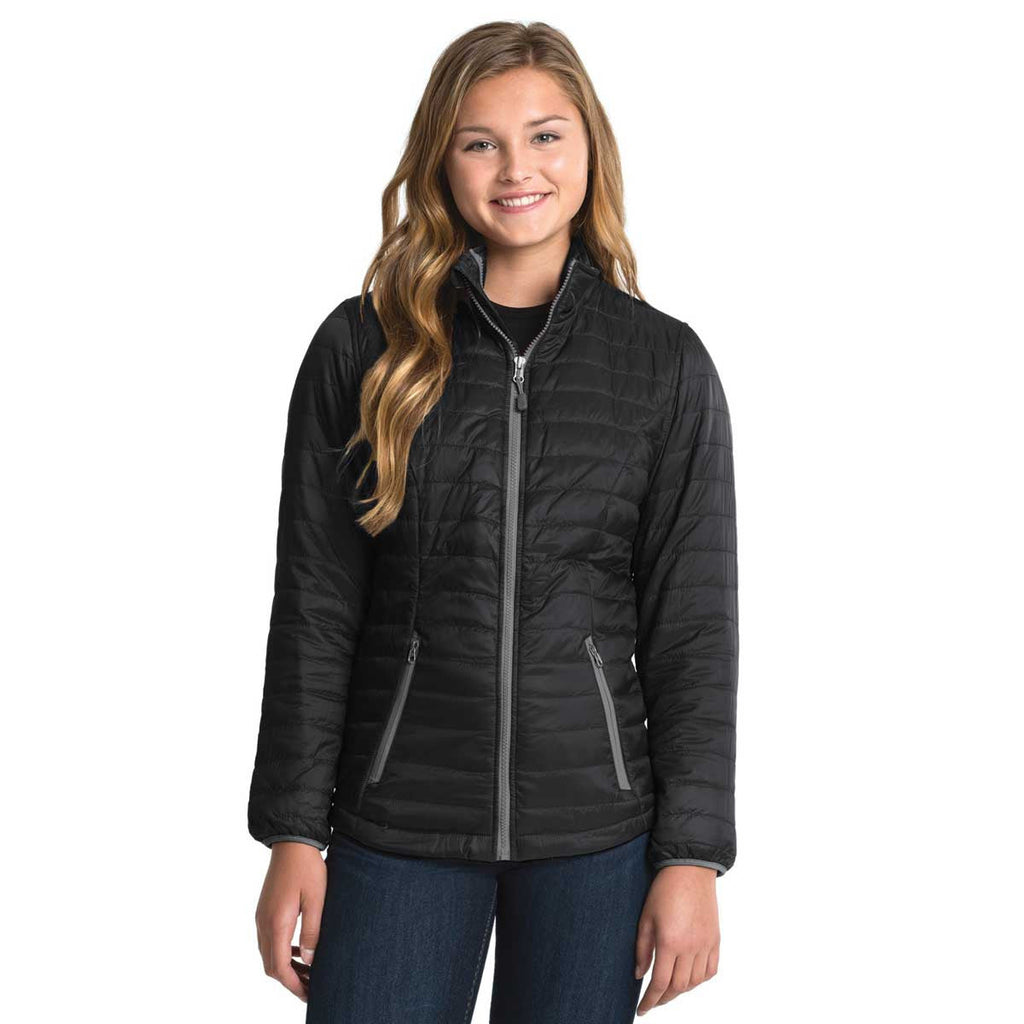 Charles River Charles River Women's Black/Grey Lithium Quilted