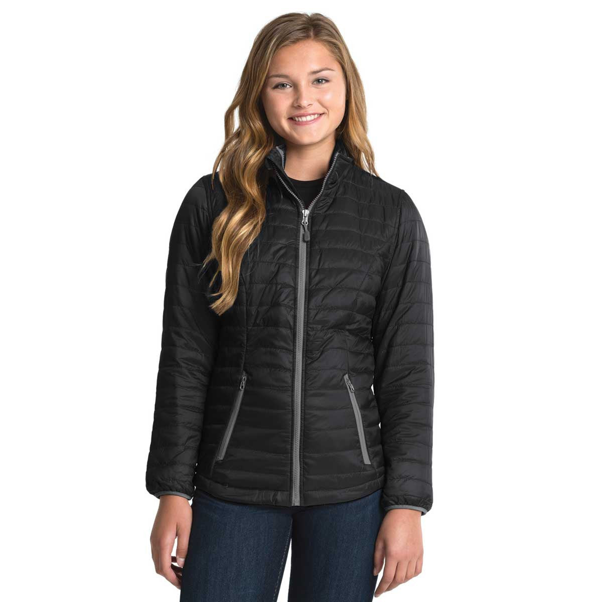 Charles River Charles River Women's Black/Grey Lithium Quilted