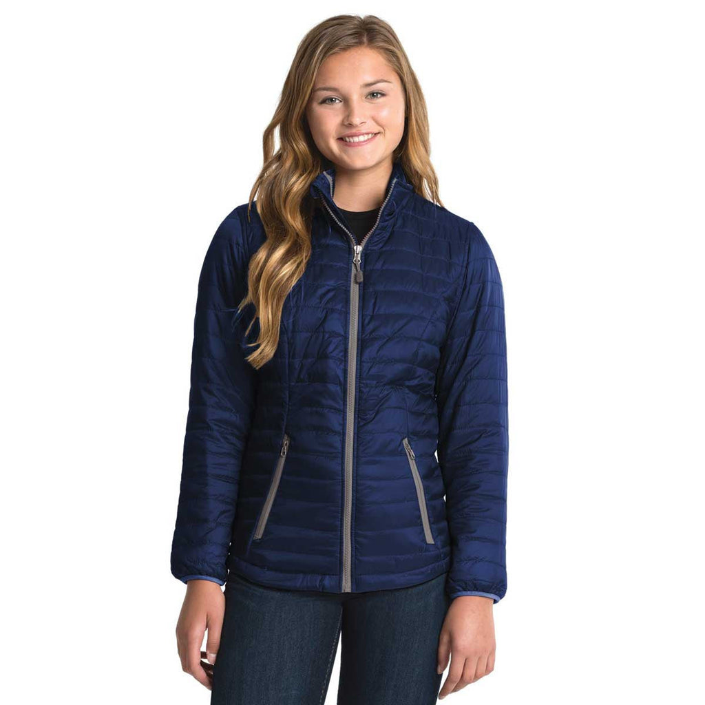 Charles River Charles River Women's Navy/Grey Lithium Quilted