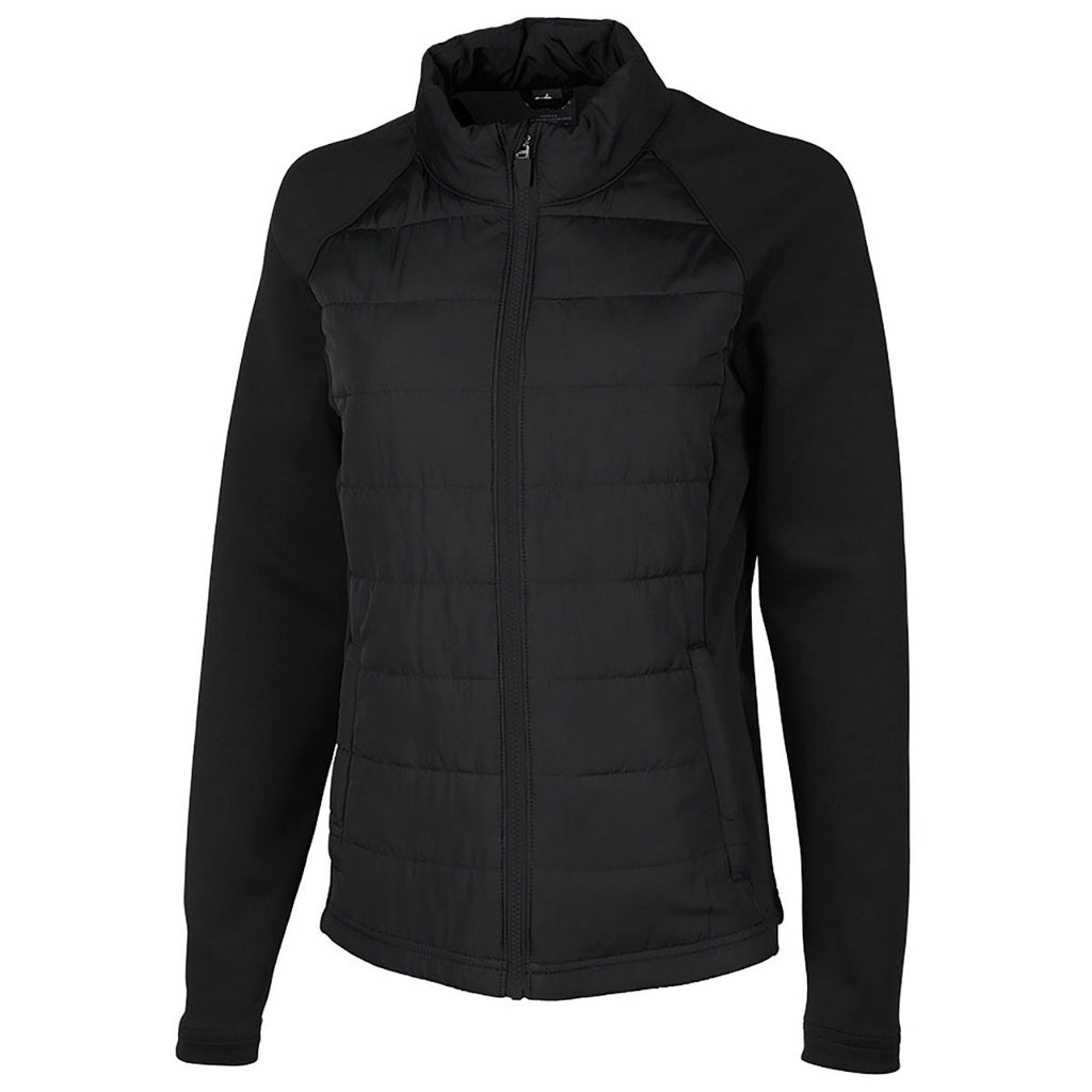 Charles River Charles River Women's Black Lotus Hybrid Puffer Jacket
