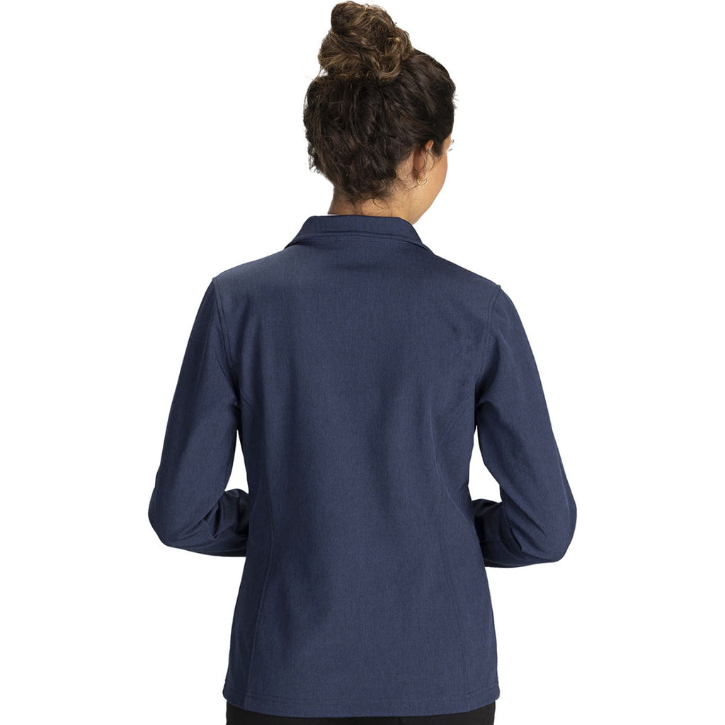Edwards Edwards Women's Deep Blue Heather Lightweight Soft Shell Jacket