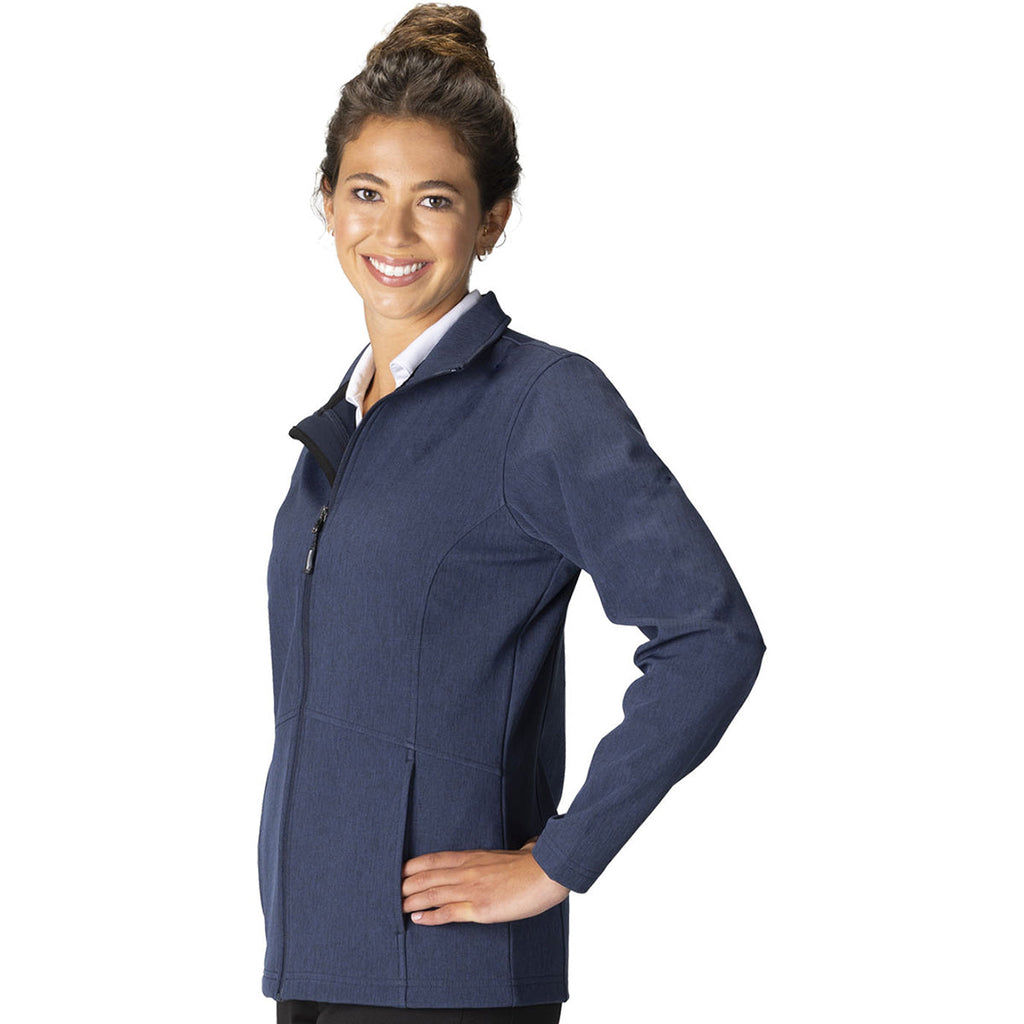 Edwards Edwards Women's Deep Blue Heather Lightweight Soft Shell Jacket