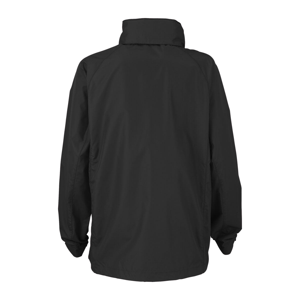 Vantage Vantage Women's Black Full-Zip Lightweight Hooded Jacket