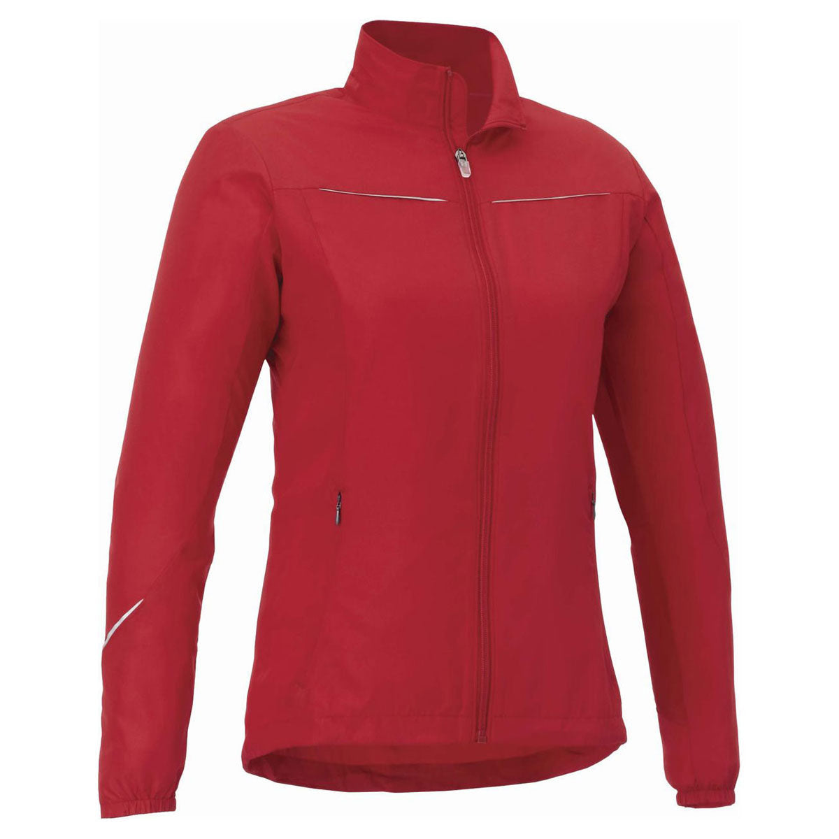 Landway Landway Women's Red Full Zip Vapor Windbreaker