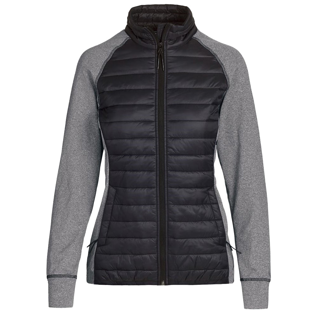 Landway Classic Landway Women's Black/ Grey Refuge Hybrid Lightweight Puffer