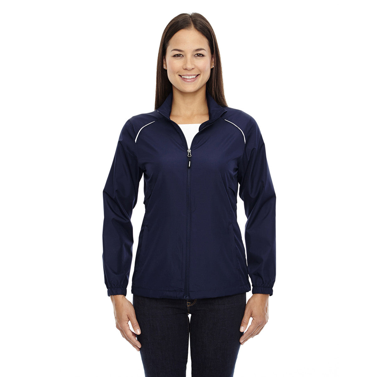 Core 365 Core 365 Women's Classic Navy Motivate Unlined Lightweight Jacket