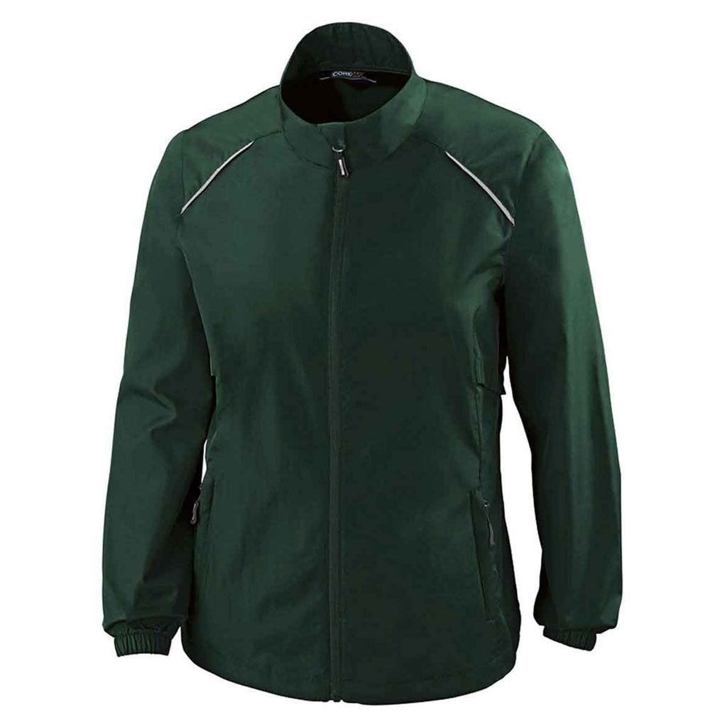 Core 365 Core 365 Women's Forest Green Motivate Unlined Lightweight Jacket