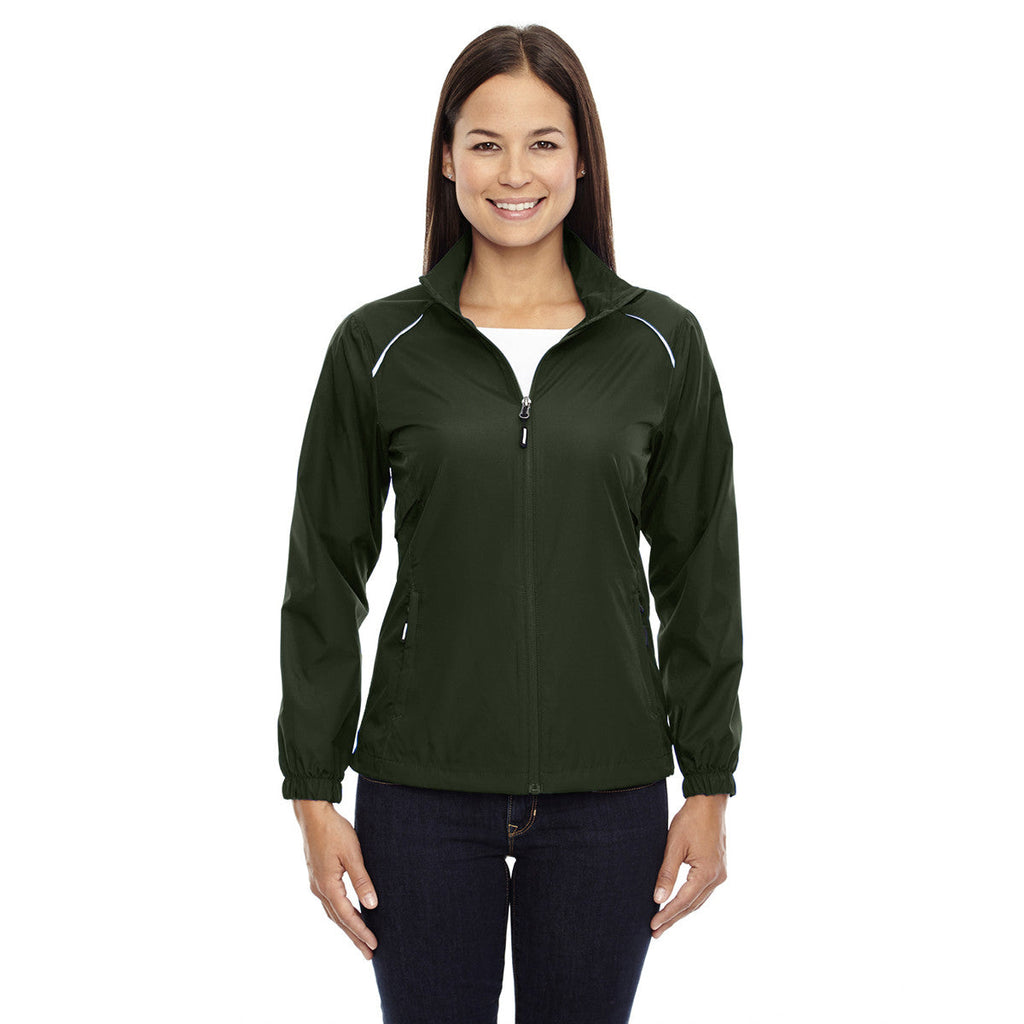 Core 365 Core 365 Women's Forest Green Motivate Unlined Lightweight Jacket