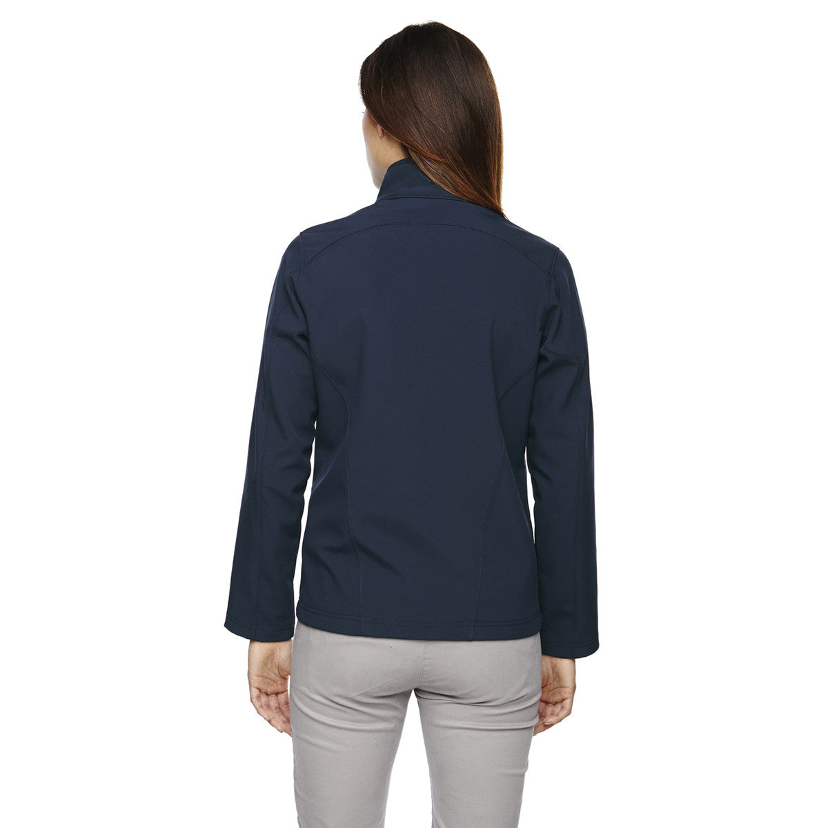 Core 365 Core 365 Women's Classic Navy Cruise Two-Layer Fleece Bonded Soft Shell Jacket