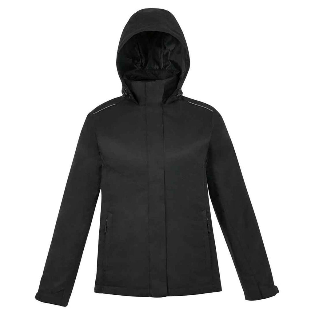 Core 365 Core 365 Women's Black Region 3-in-1 Jacket with Fleece Liner