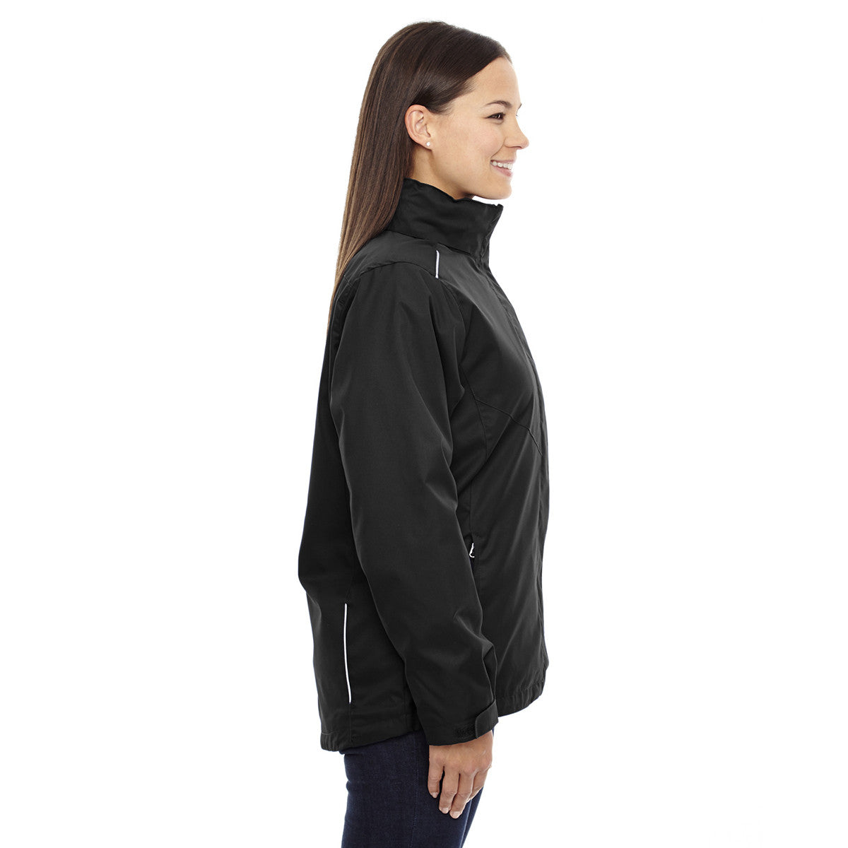 Core 365 Core 365 Women's Black Region 3-in-1 Jacket with Fleece Liner