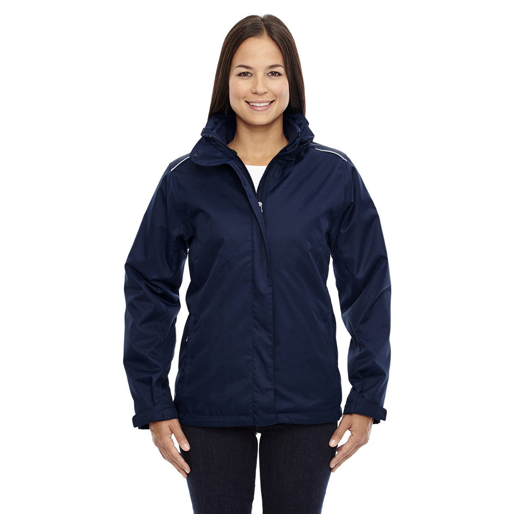 Core 365 Core 365 Women's Classic Navy Region 3-in-1 Jacket with Fleece Liner