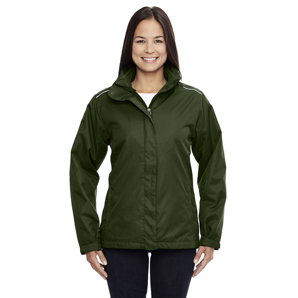 Core 365 Core 365 Women's Forest Green Region 3-in-1 Jacket with Fleece Liner