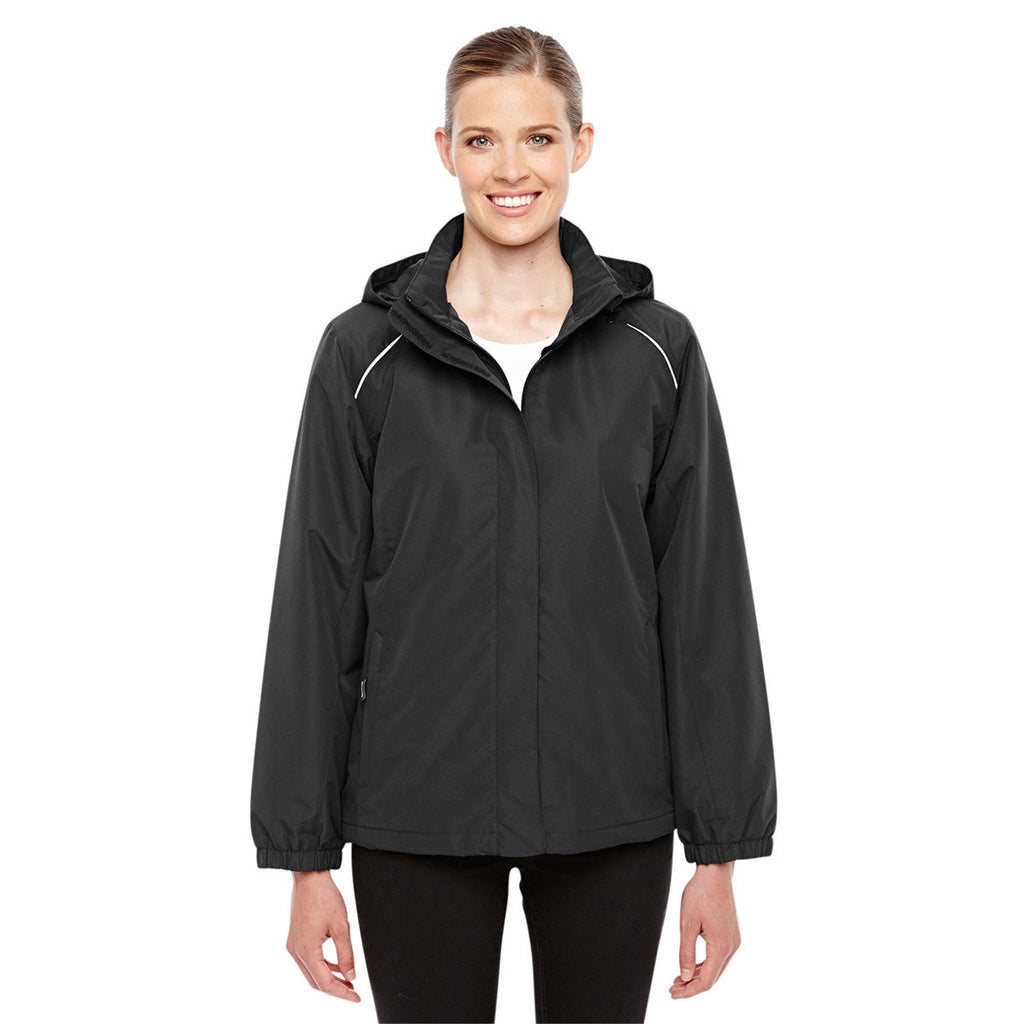 Core 365 Classic Core 365 Women's Black Profile Fleece-Lined All-Season Jacket