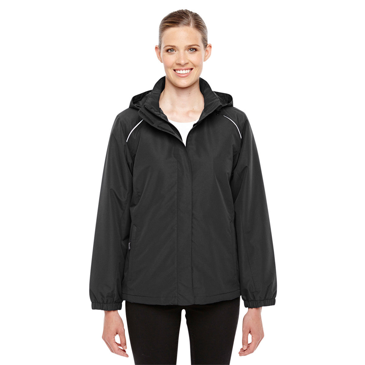 Core 365 Classic Core 365 Women's Black Profile Fleece-Lined All-Season Jacket