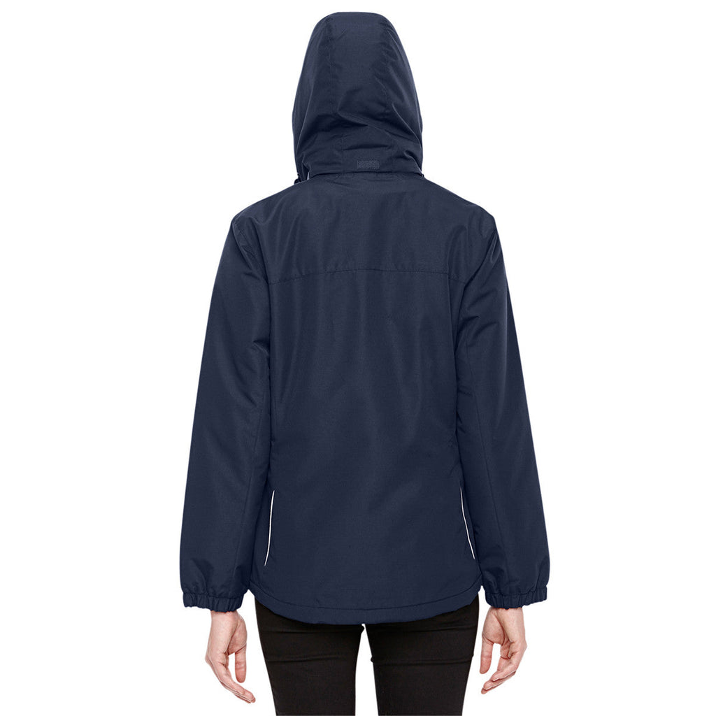Core 365 Core 365 Women's Classic Navy Profile Fleece-Lined All-Season Jacket