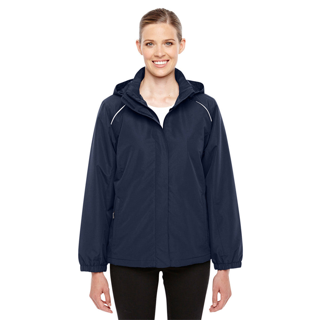 Core 365 Core 365 Women's Classic Navy Profile Fleece-Lined All-Season Jacket