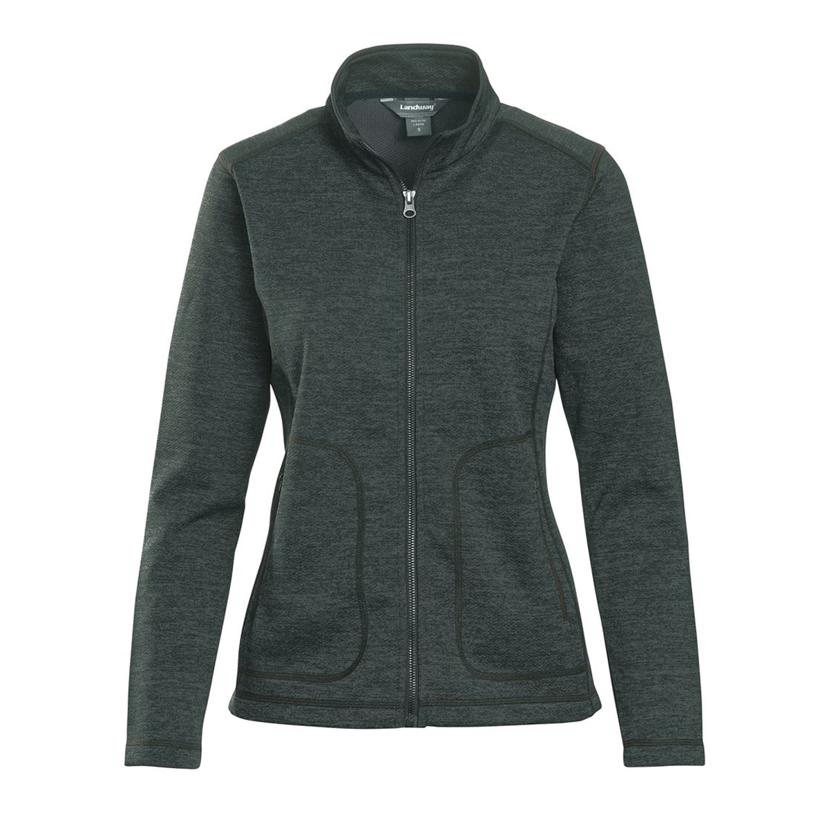 Landway Landway Women's Heather Moss Summit Textured Knit Jacket