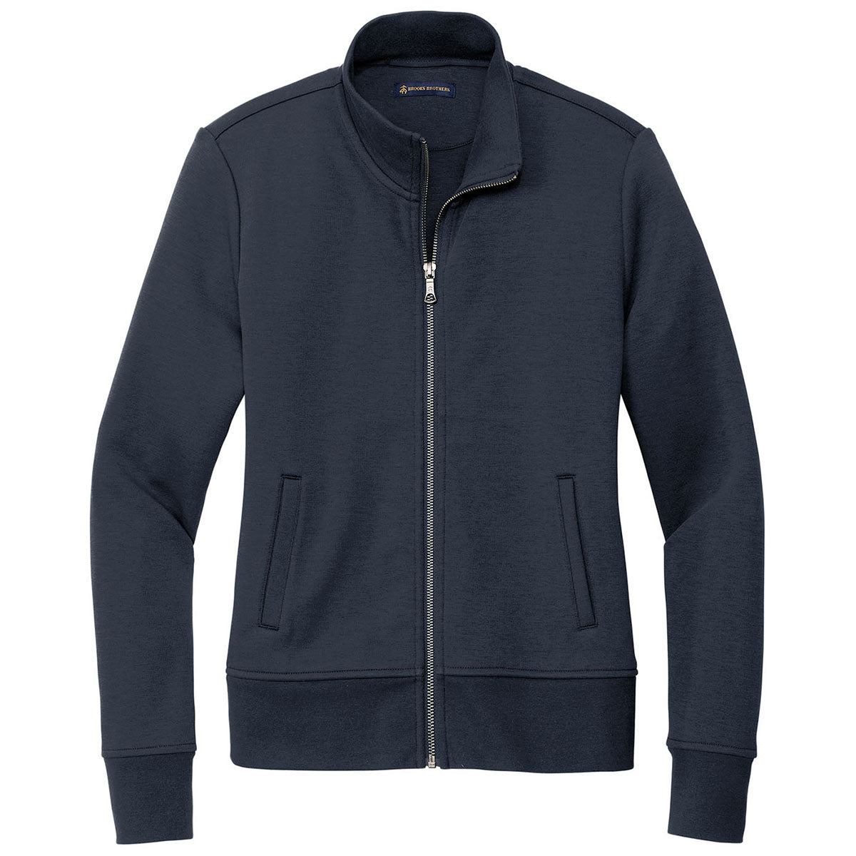 Brooks Brothers Brooks Brothers Women's Night Navy Double-Knit Full Zip